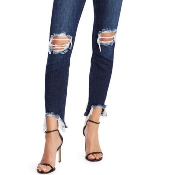 LAgence Womens Jeans 24 High Rise Raw Hem Classic Vintage Stretch NWT - Picture 5 of 5